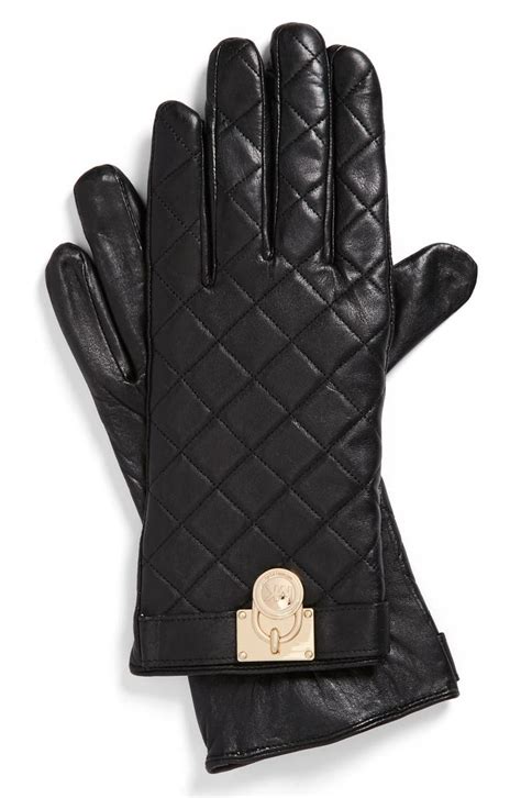 michael kors leather two button gloves|Michael Kors leather gloves women.